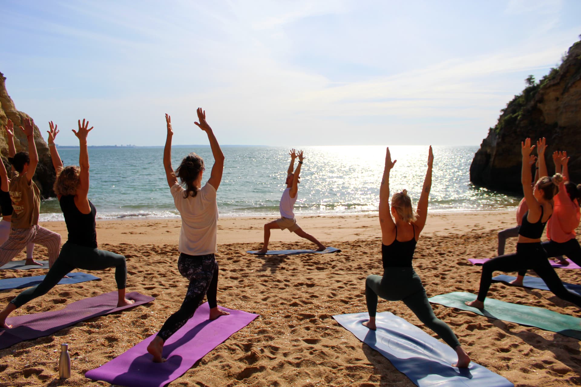 Beach Vinyasa Flow Yoga in Lagos, Portugal, with Paulo Inhalo - 3
