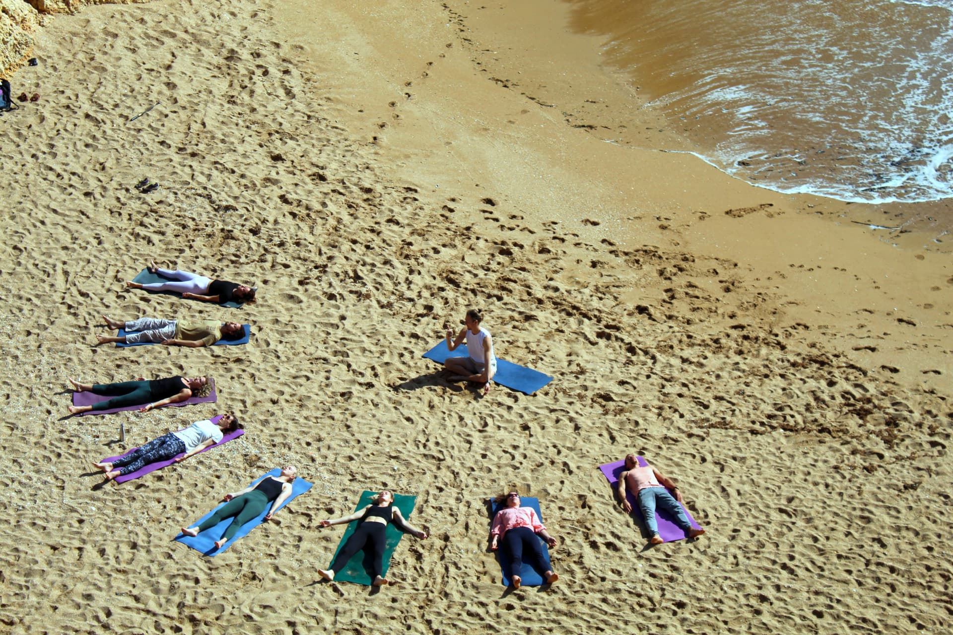 Beach Vinyasa Flow Yoga in Lagos, Portugal, with Paulo Inhalo - 5